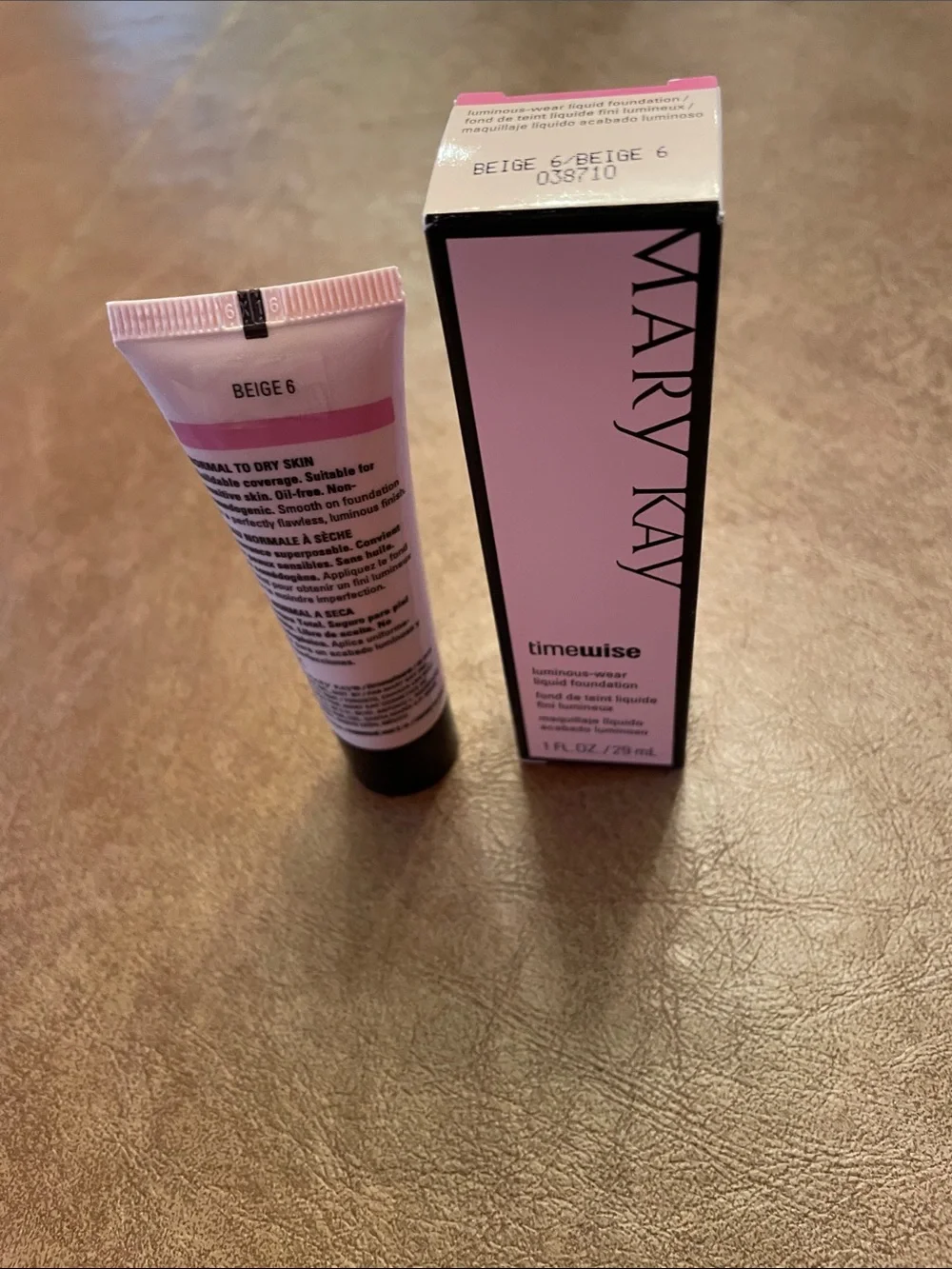 Mary Kay Discontinued Timewise Luminous-Wear Liquid Foundation - Beige 6 New
